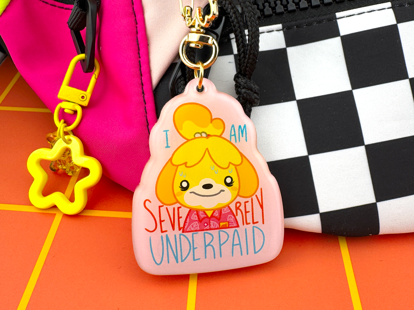 Severely Underpaid Employee Keychain