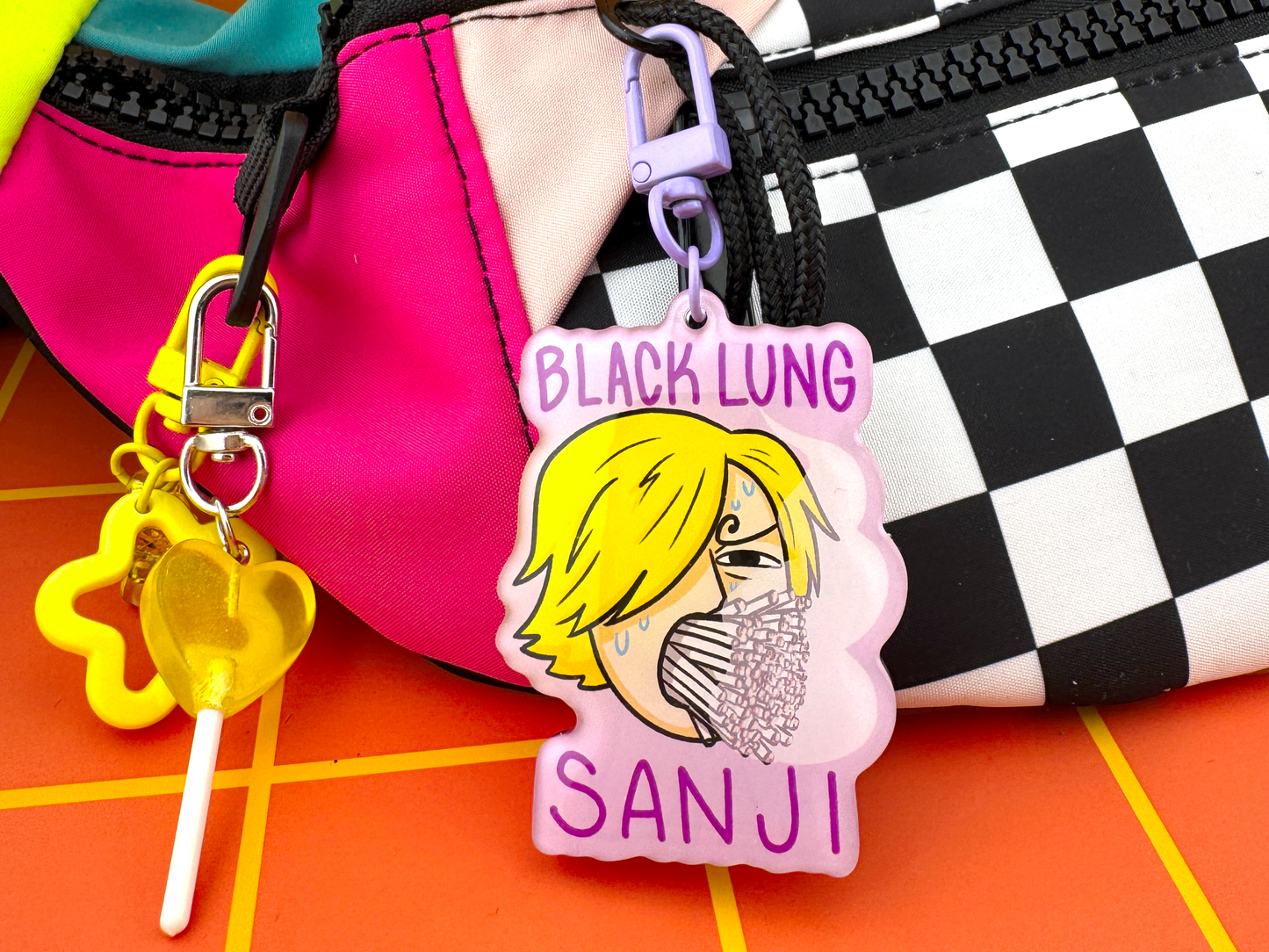 Black Leg? No, Black Lung Keychain