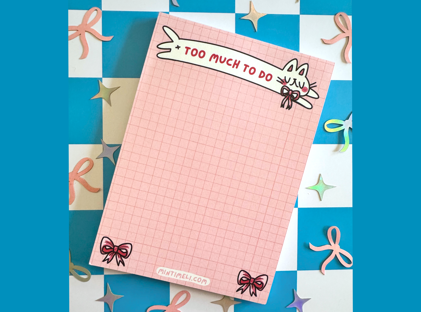 Coquette Cat Notepad