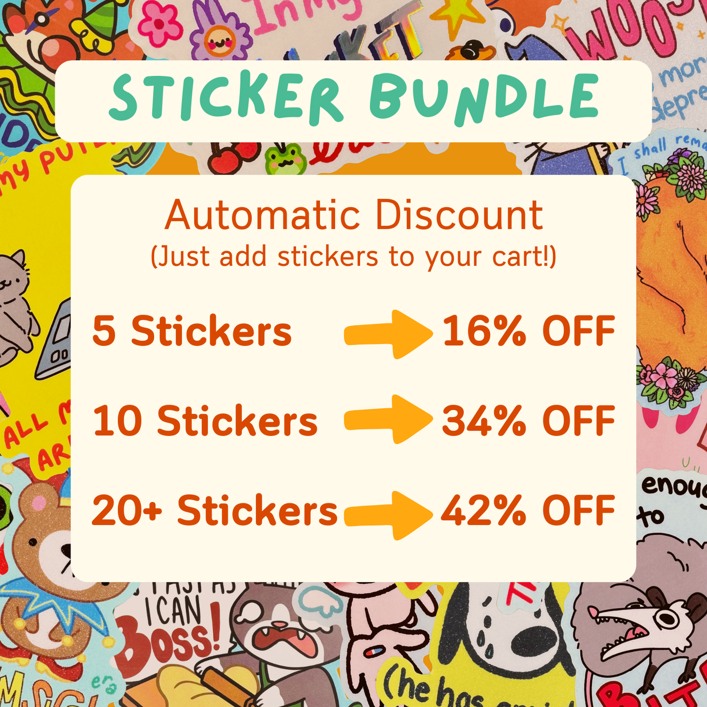 *STICKER DISCOUNT* (AUTOMATIC DISCOUNT)