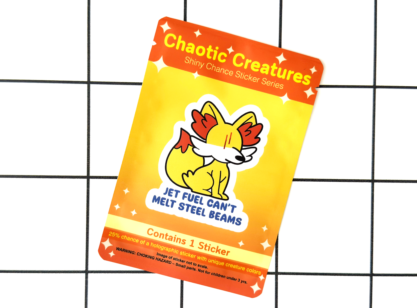 Fire Type Fox | Chaotic Creatures Shiny Chance Sticker