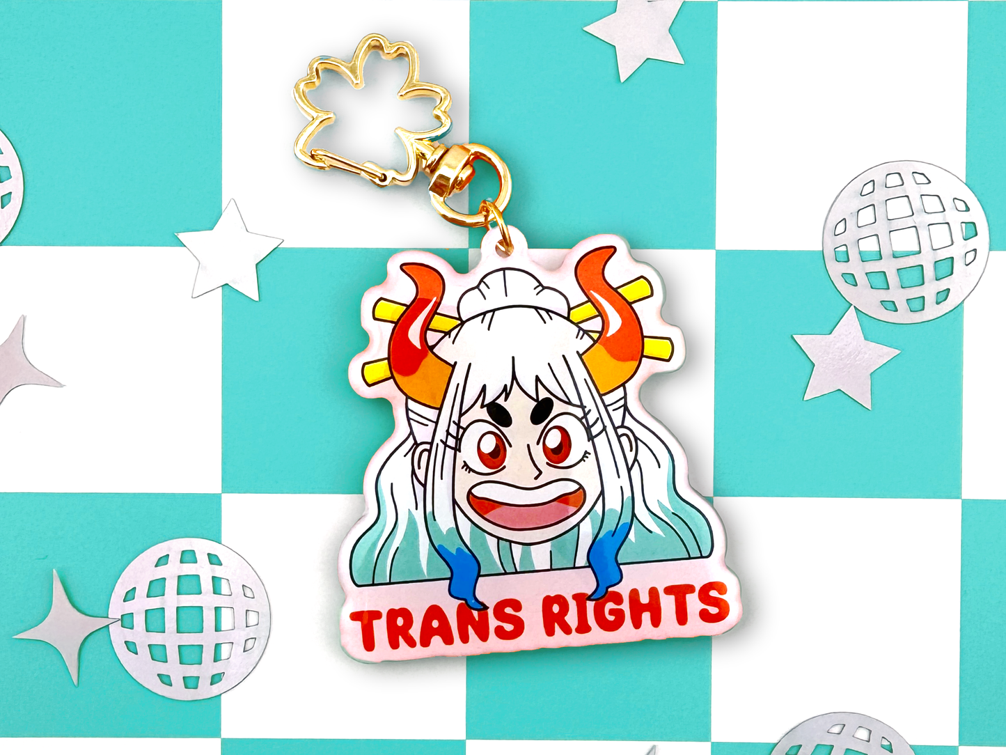 Trans Rights! Oden Son - Acrylic Charm
