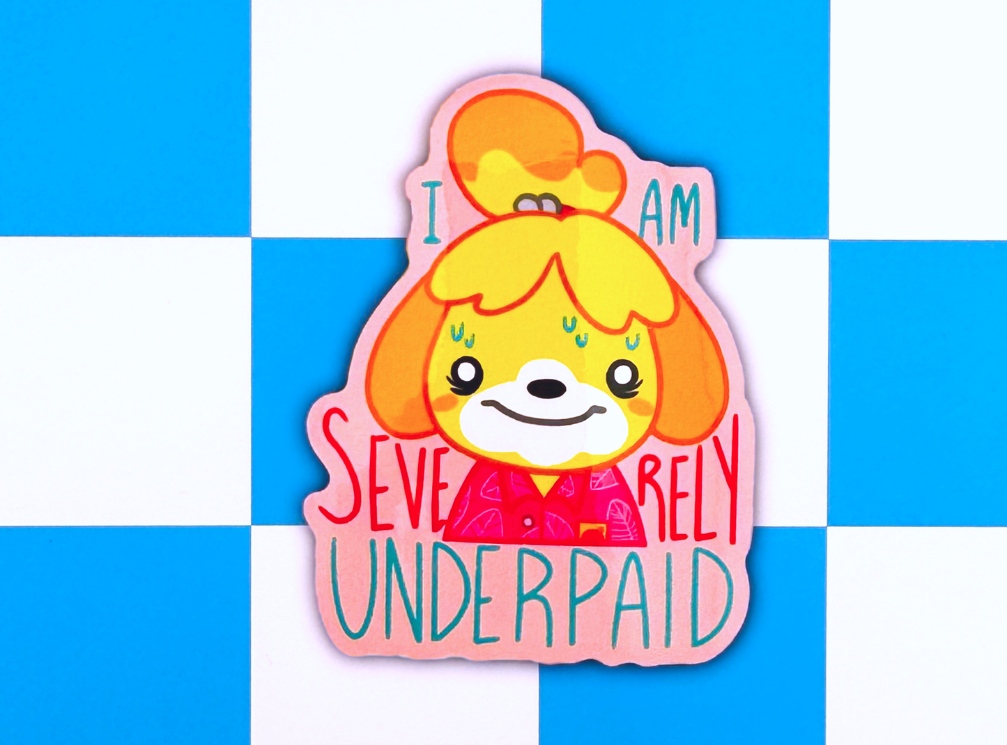 Severely Underpaid Employee Sticker