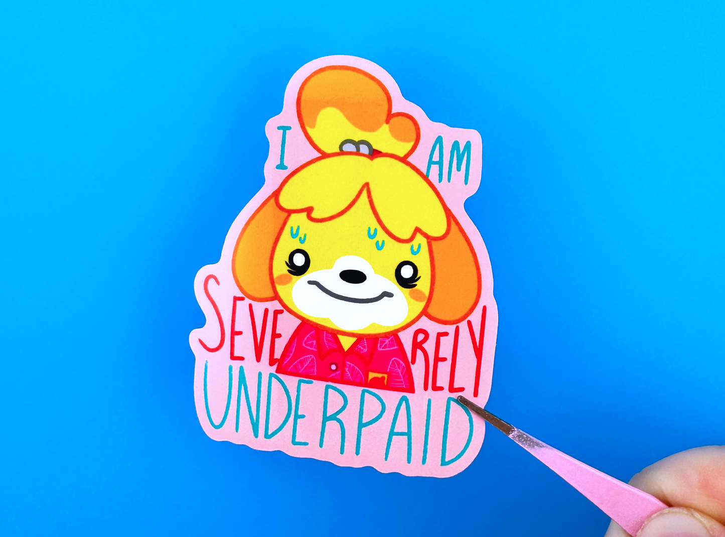 Severely Underpaid Employee Sticker