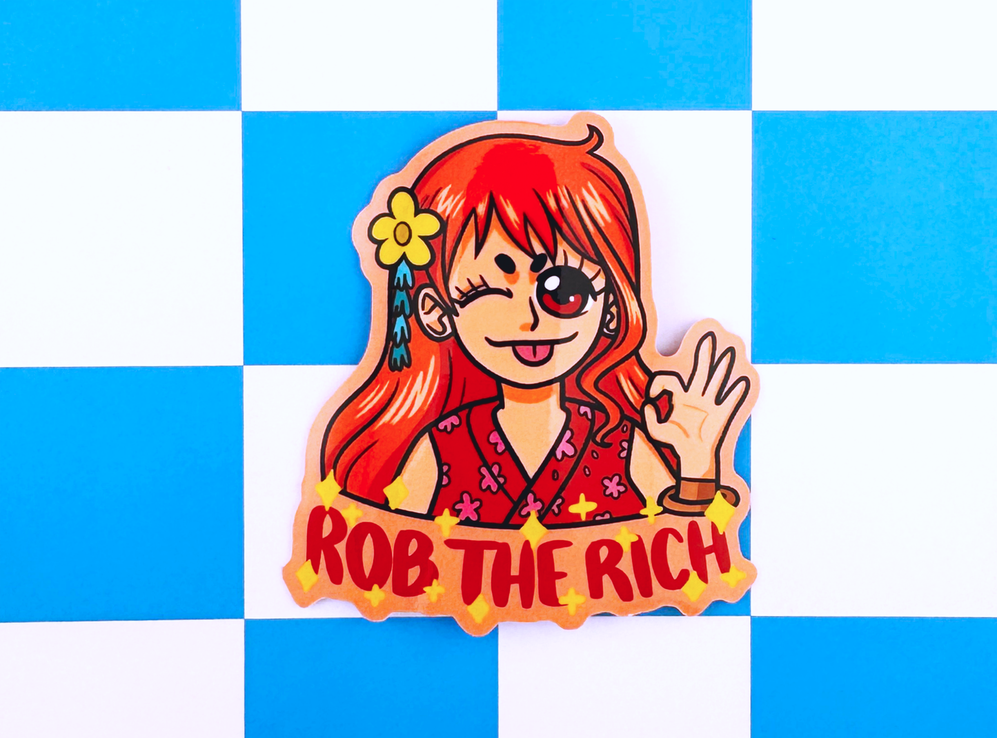Rob the Rich Sticker