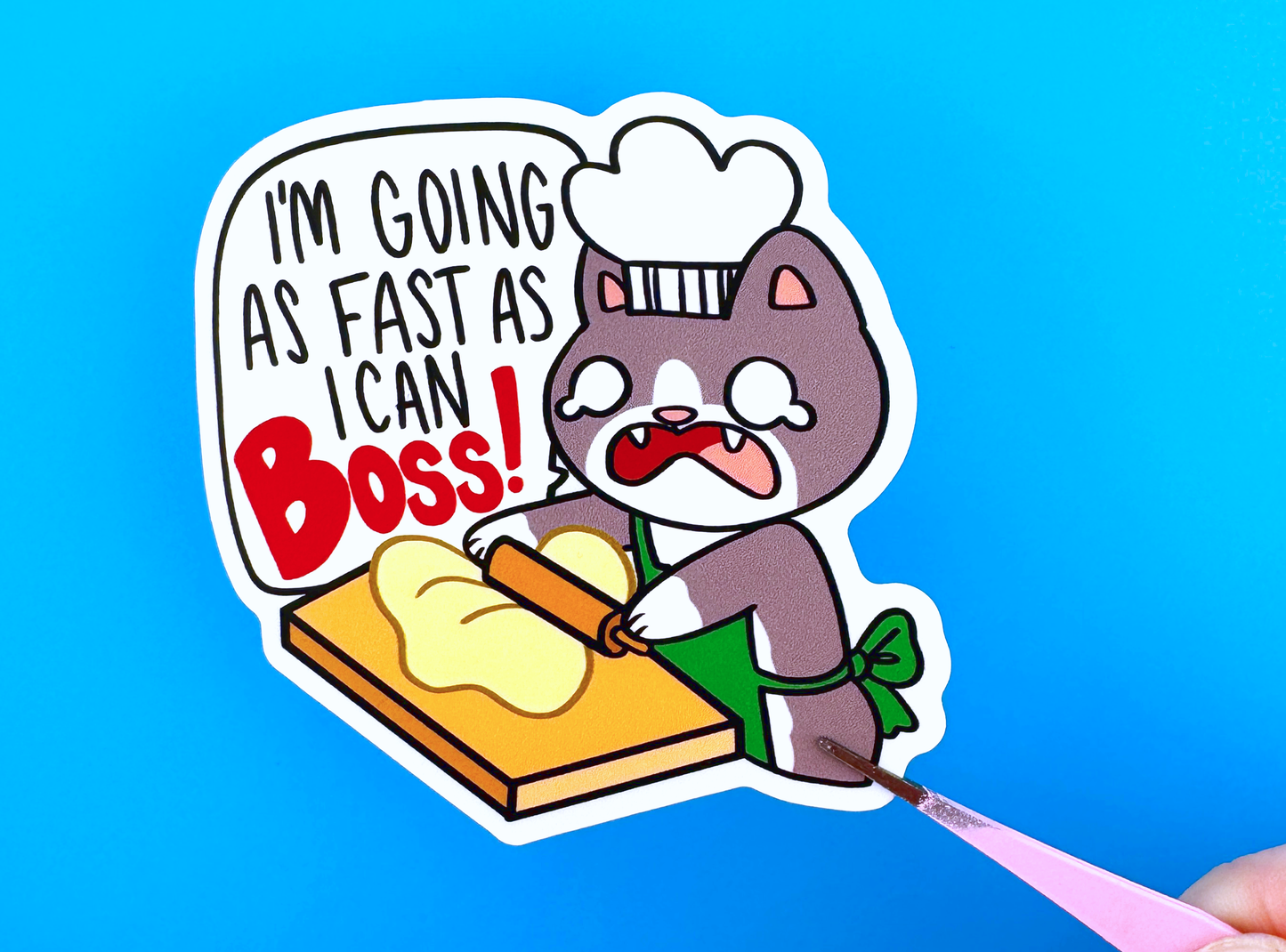 Biscuit Factory Cat Sticker