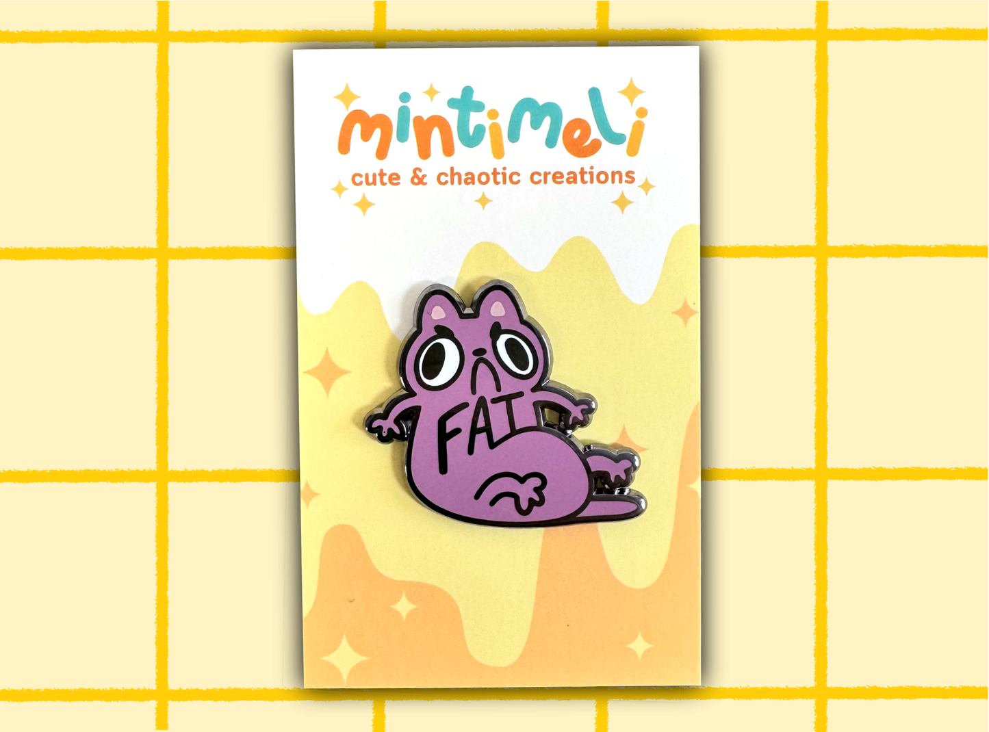 Fat Cat | Enamel Pin