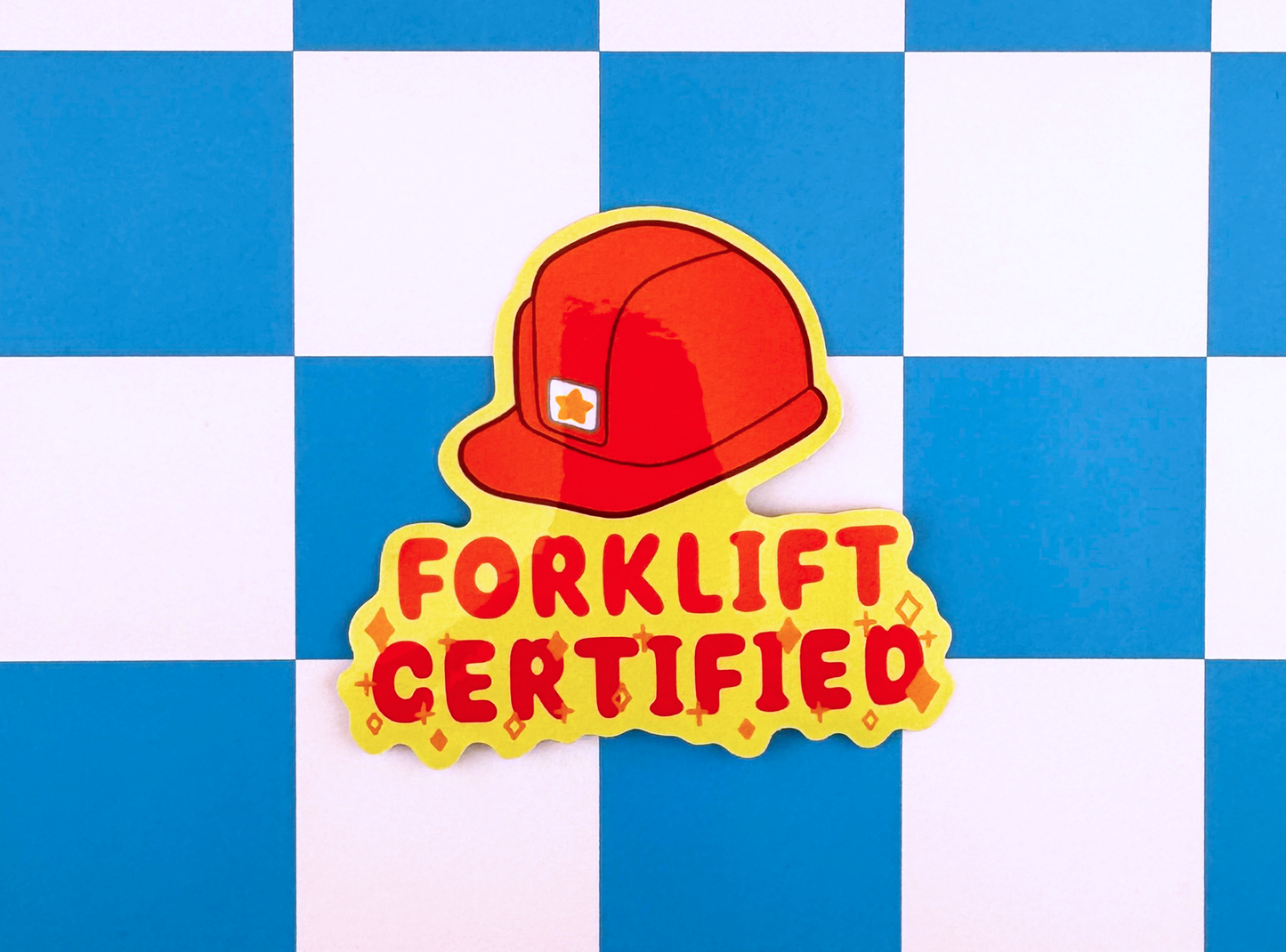 Forklift Certified Sticker