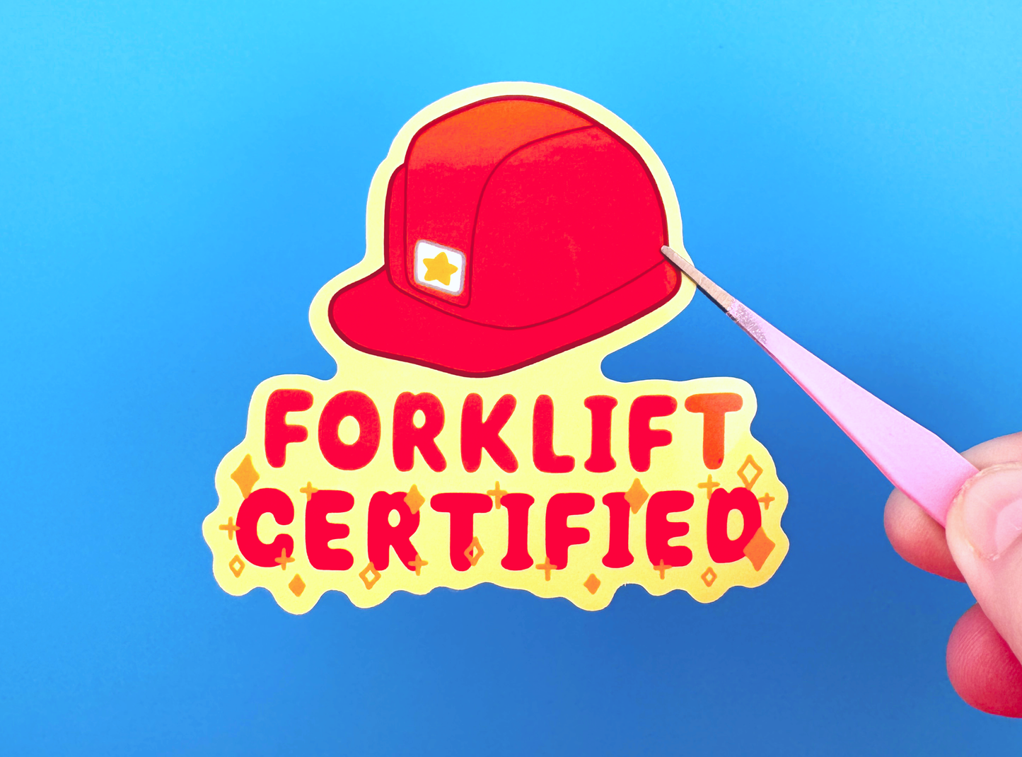 Forklift Certified Sticker