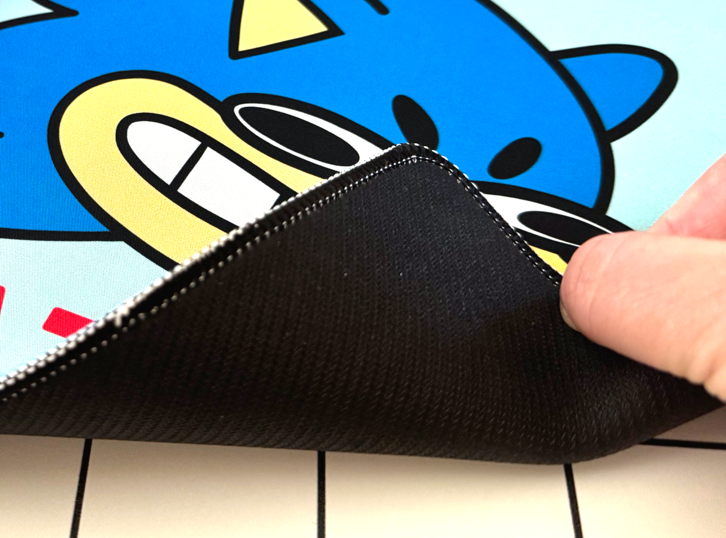 Go Fast Eat Ass Hedgehog Mousepad