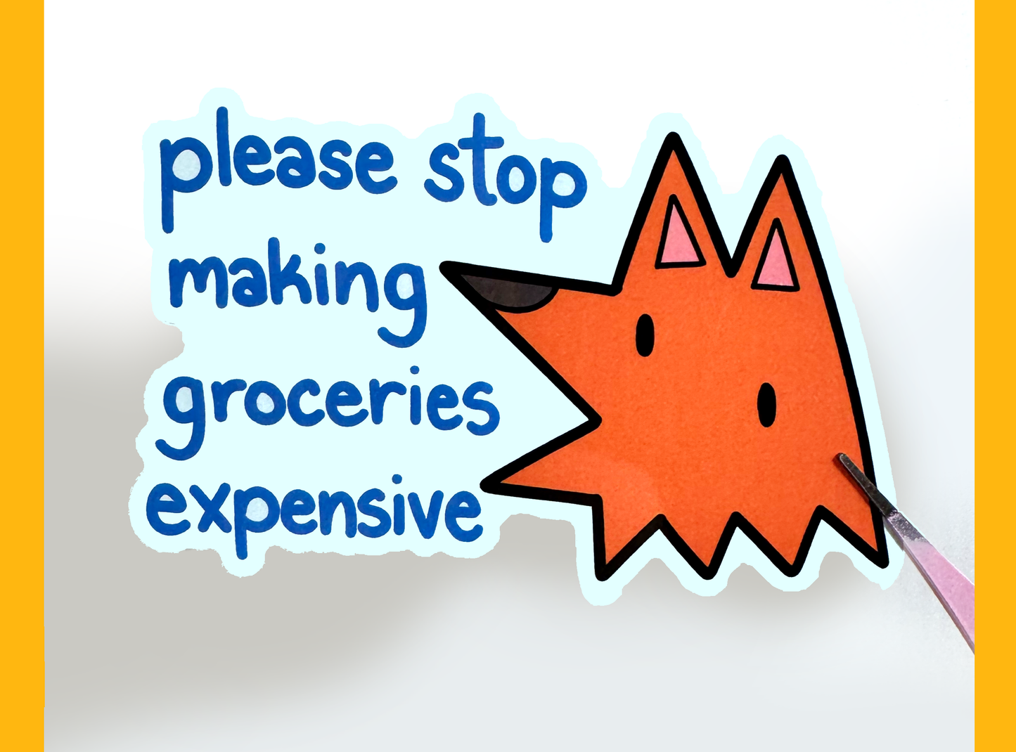 Groceries Sticker | 4in Vinyl Sticker
