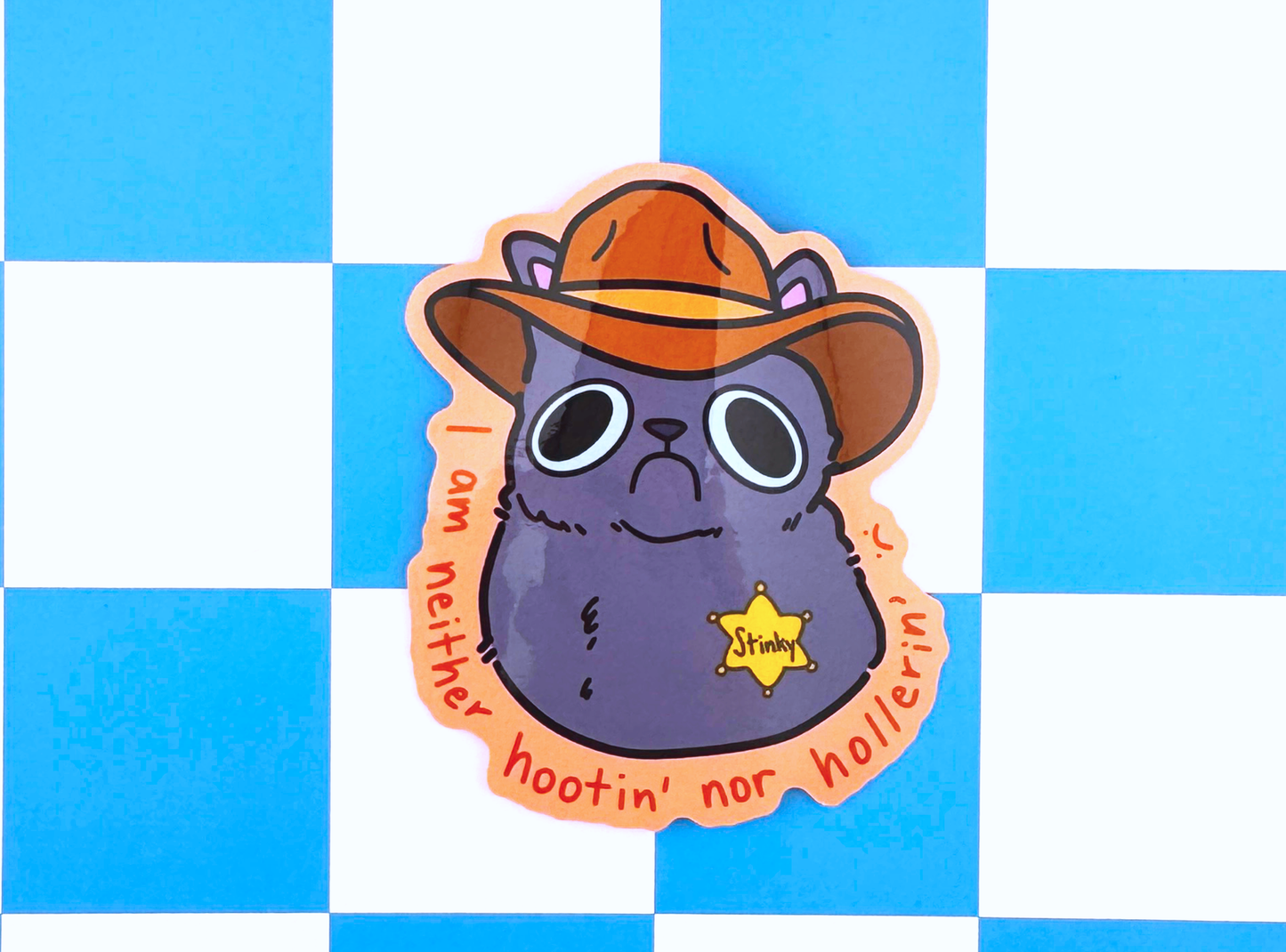 Cowboy Cat Sticker