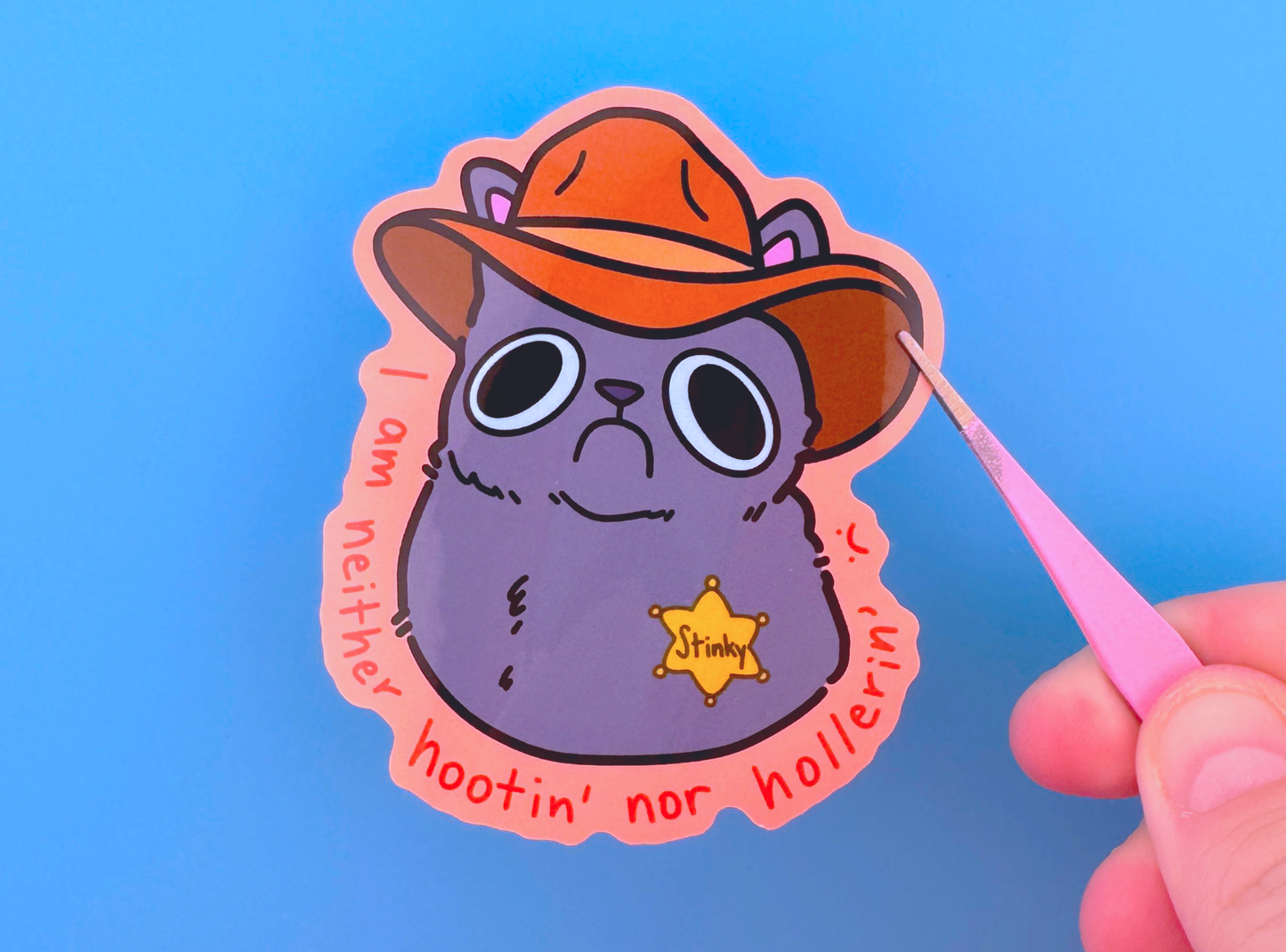 Cowboy Cat Sticker