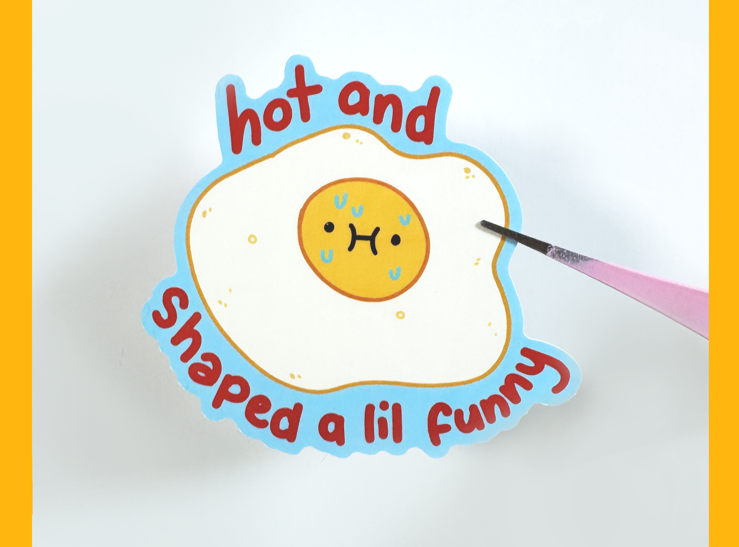 Hot Egg Sticker | 3in Vinyl Sticker