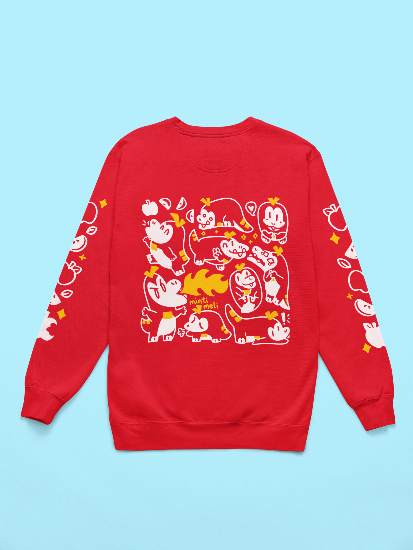 Fire Type Crocodile Sweatshirt