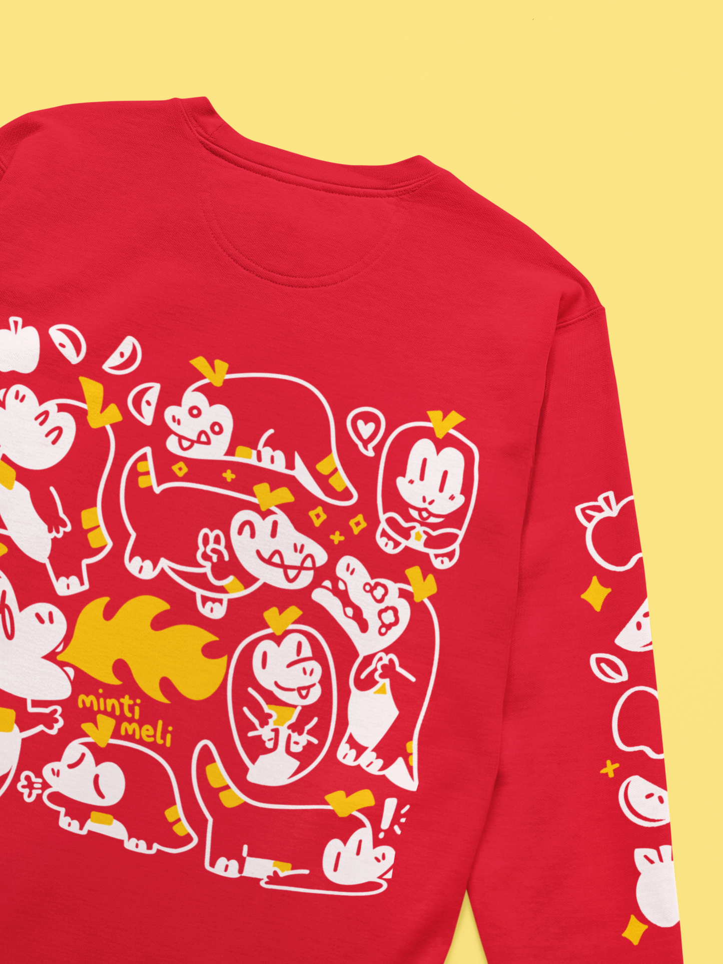 Fire Type Crocodile Sweatshirt