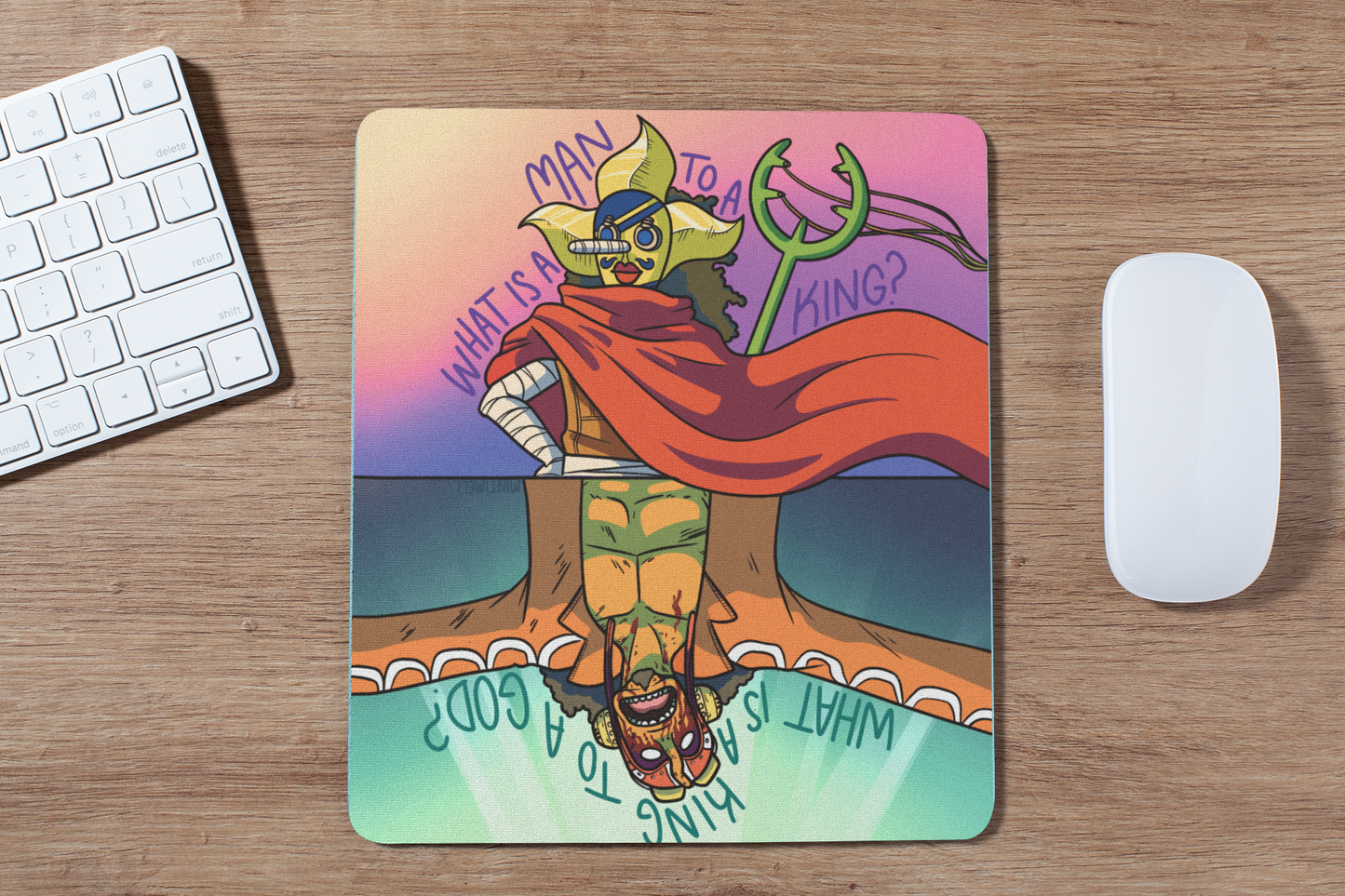 King to a God Mousepad