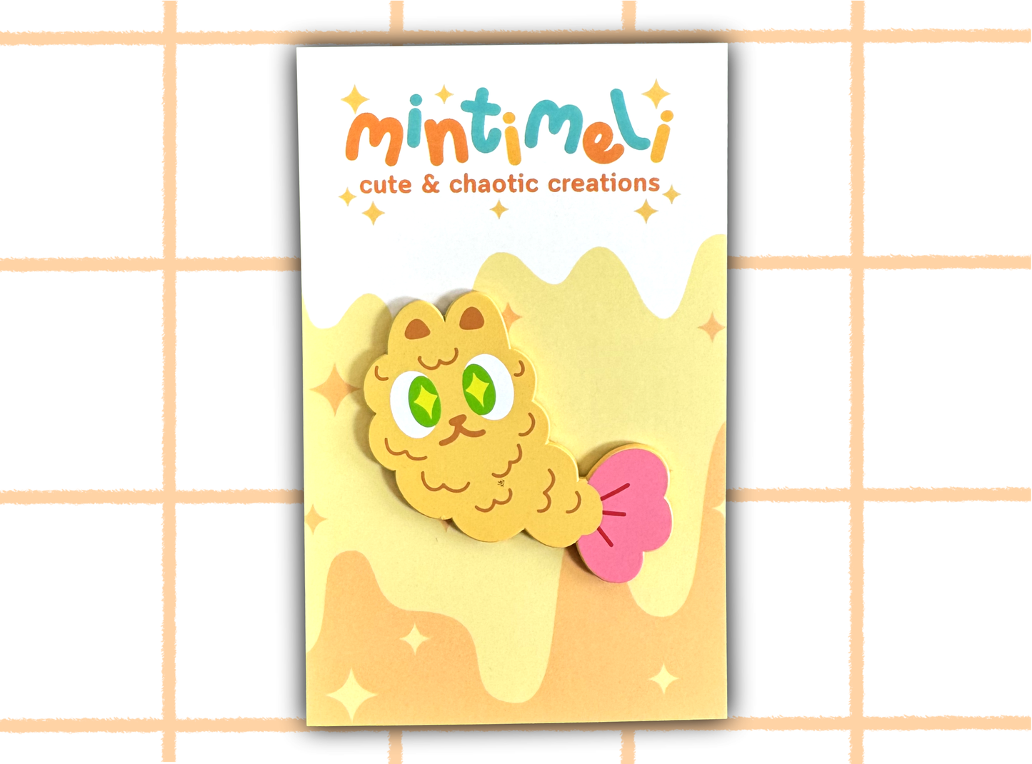 Tempura Shrimp Cat | Enamel Pin