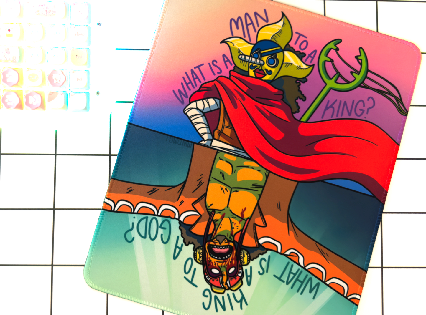 King to a God Mousepad