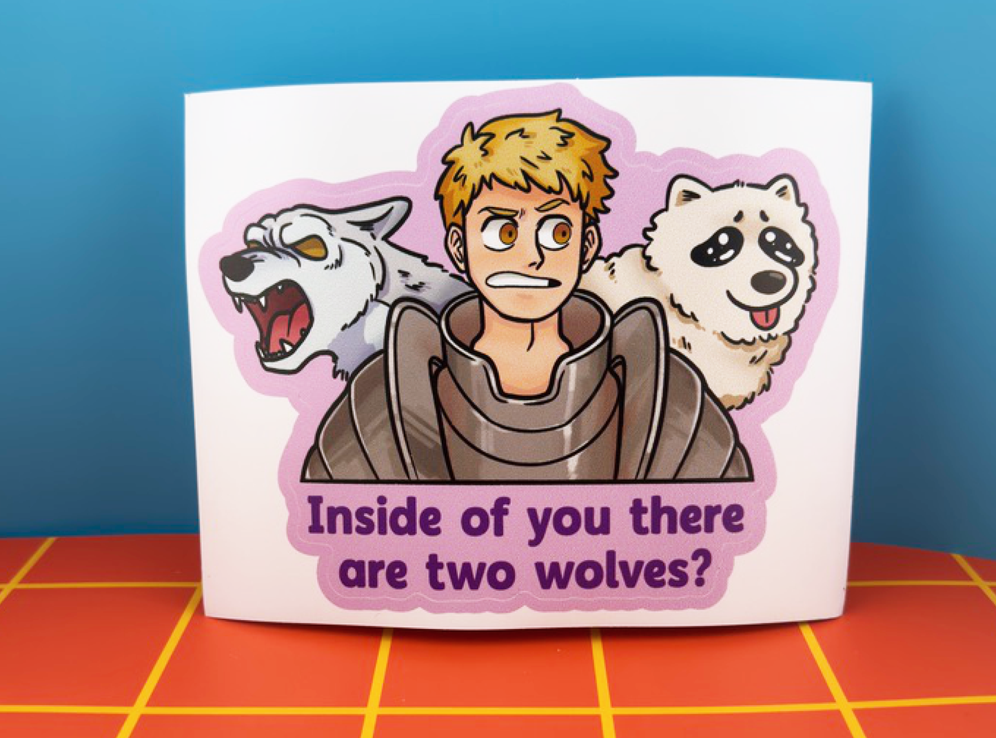 2 Wolves | Large Vinyl Tasty Dungeon Anime Decal