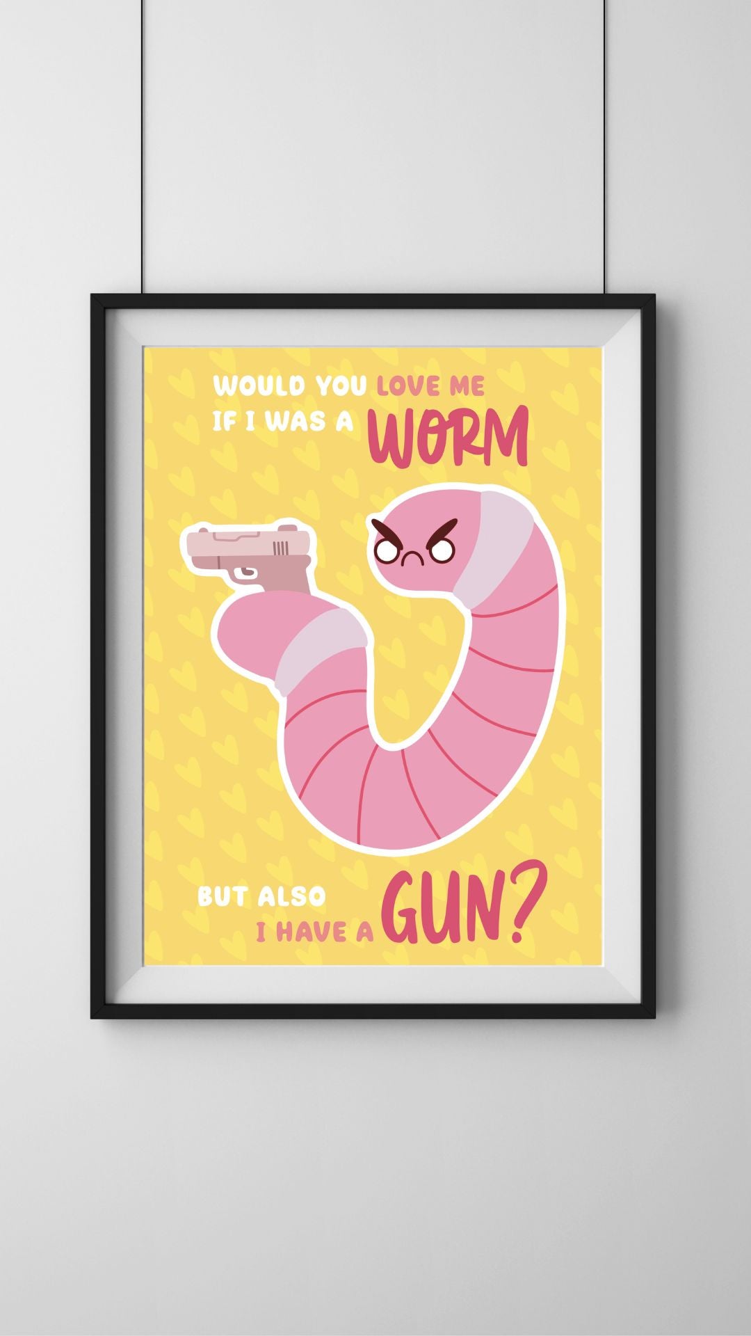 Your Threatening Worm Wife - Art Print - Small (5x7)