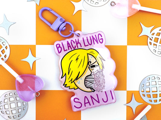 Black Leg? No, Black Lung Keychain