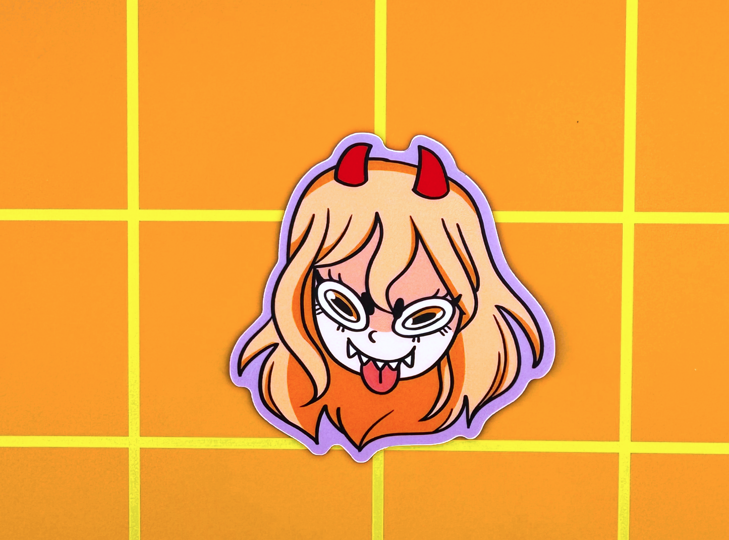 Stinky Devil Girl Sticker