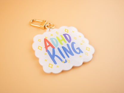 ADHD King & Queen - Acrylic Charm