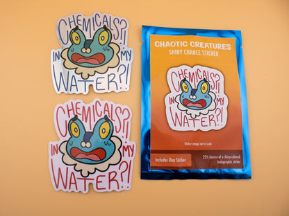 Chaotic Creatures 20 - Chance Sticker - Waterproof Weather Resistant Meme Decal