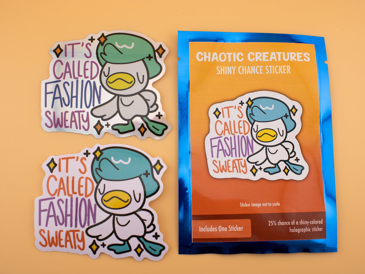 Chaotic Creatures 29 - Chance Sticker - Waterproof Weather Resistant Meme Decal