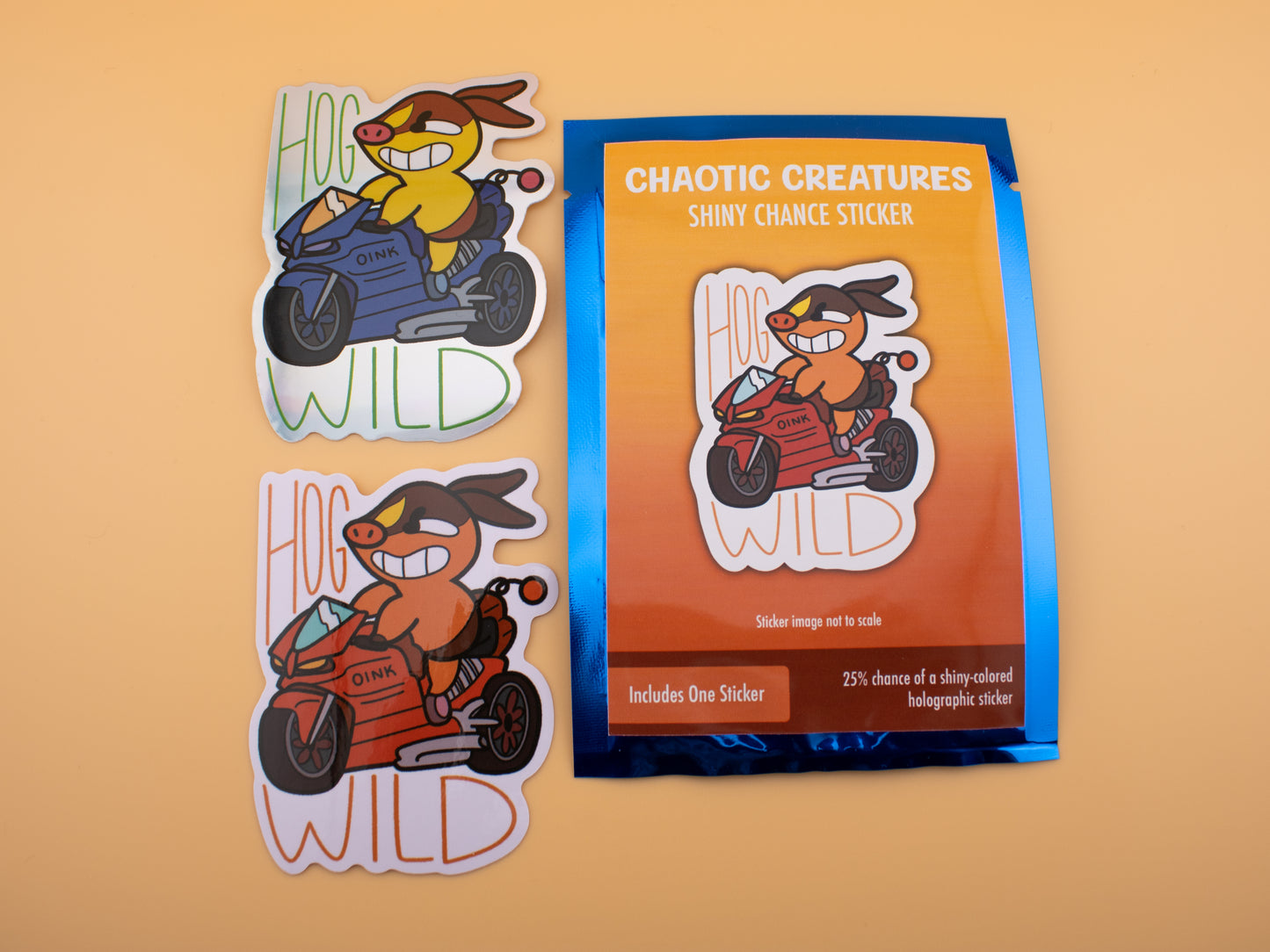 Chaotic Creatures 16 - Chance Sticker - Waterproof Weather Resistant Meme Decal