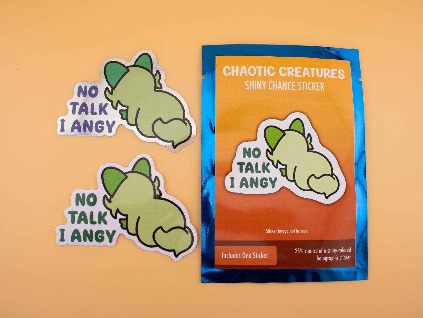 Chaotic Creatures 27 - Chance Sticker - Waterproof Weather Resistant Meme Decal