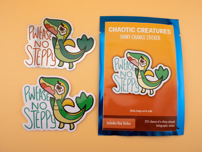 Chaotic Creatures 15 - Chance Sticker - Waterproof Weather Resistant Meme Decal