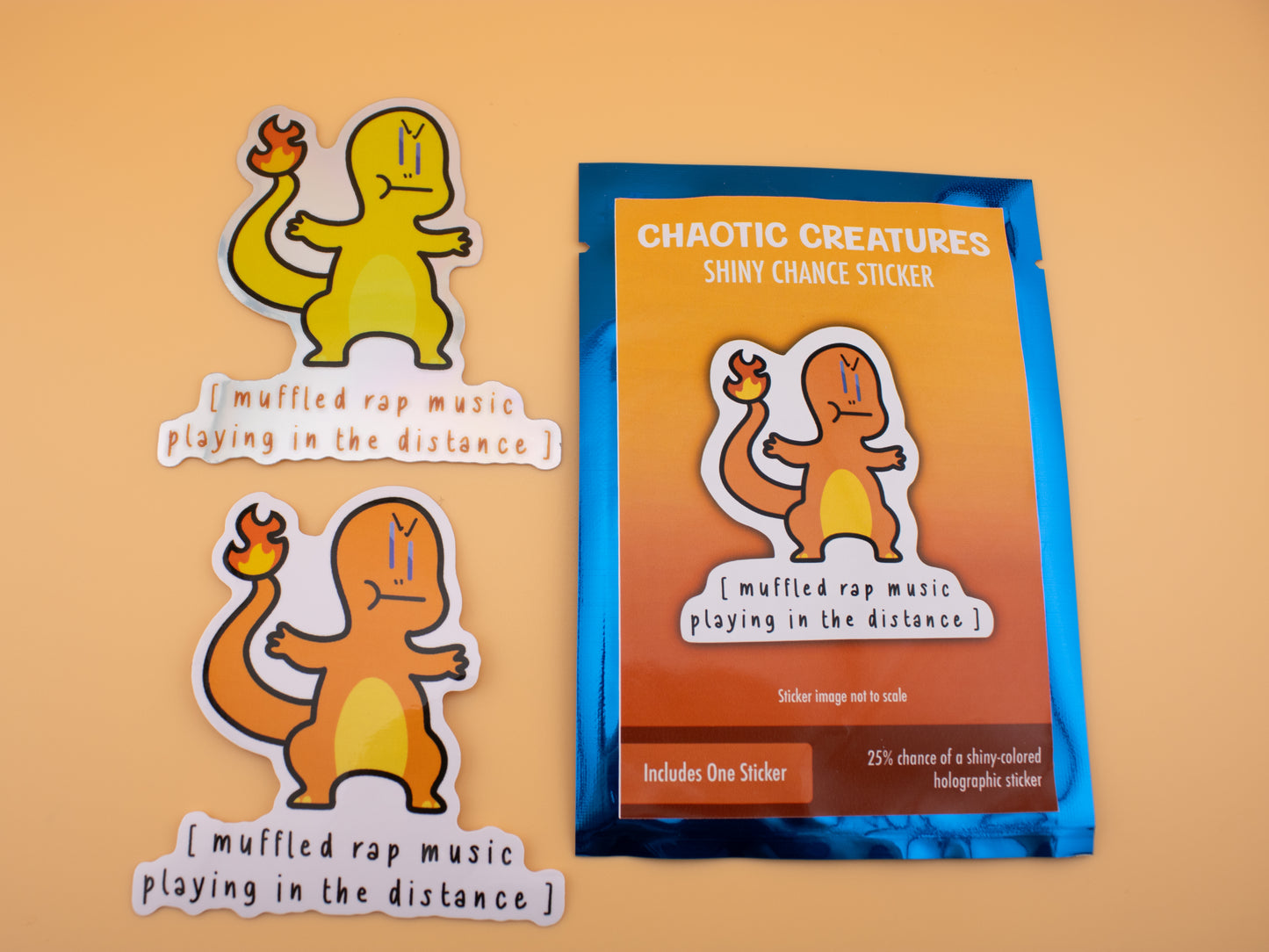 Chaotic Creatures 4 - Chance Sticker - Waterproof Weather Resistant Meme Decal