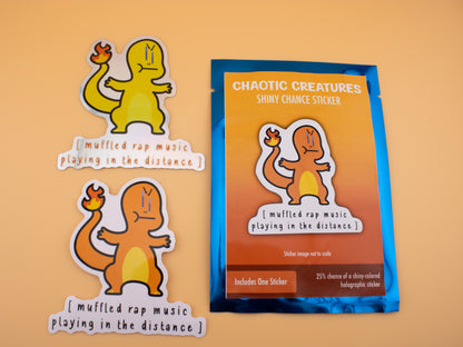 Chaotic Creatures 4 - Chance Sticker - Waterproof Weather Resistant Meme Decal