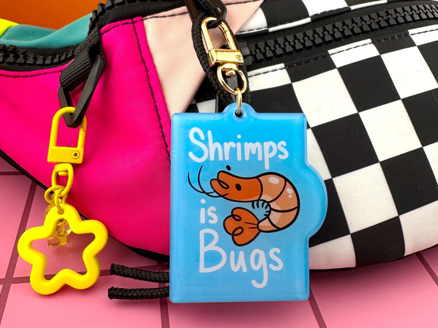 Shrimps is Bugs Keychain
