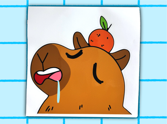 Capybara Transfer Decal