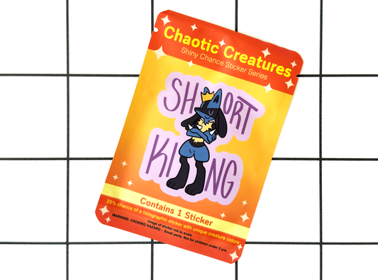 ONLINE EXCLUSIVE - Fighting Type Jackal | Chaotic Creatures Shiny Chance Sticker