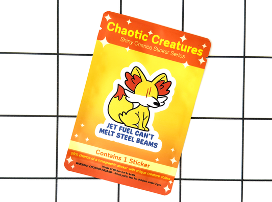Fire Type Fox | Chaotic Creatures Shiny Chance Sticker