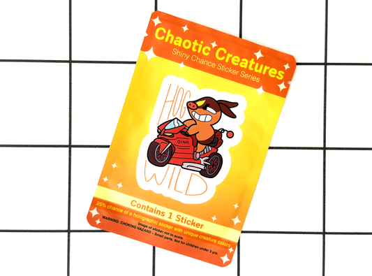 Fire Type Hog | Chaotic Creatures Shiny Chance Sticker