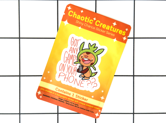 Grass Type Hedgehog | Chaotic Creatures Shiny Chance Sticker