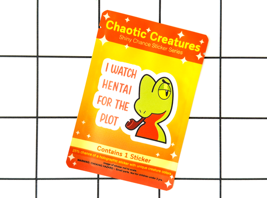 Grass Type Gecko | Chaotic Creatures Shiny Chance Sticker