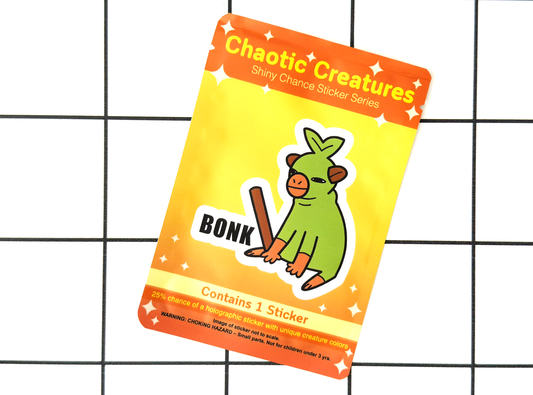 Grass Type Monkey | Chaotic Creatures Shiny Chance Sticker