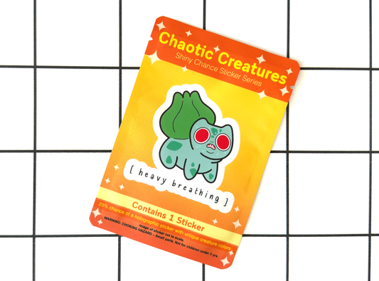 Grass Type Dinosaur | Chaotic Creatures Shiny Chance Sticker