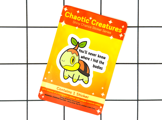 Grass Type Turtle | Chaotic Creatures Shiny Chance Sticker