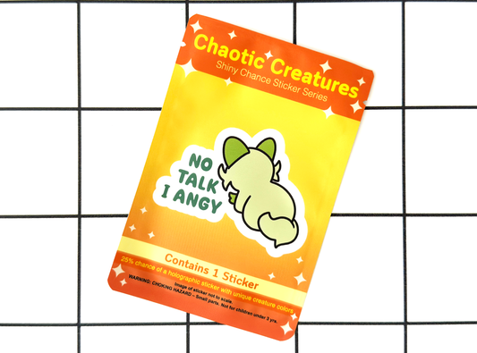 Grass Type Cat | Chaotic Creatures Shiny Chance Sticker
