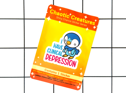 Water Type Penguin | Chaotic Creatures Shiny Chance Sticker