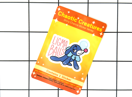 Water Type Seal | Chaotic Creatures Shiny Chance Sticker