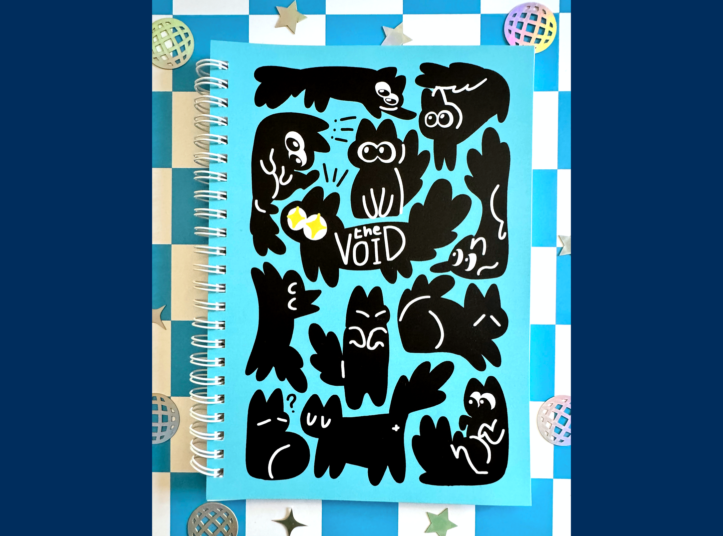 The Void Cat Reusable Sticker Book
