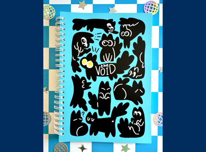 The Void Cat Reusable Sticker Book